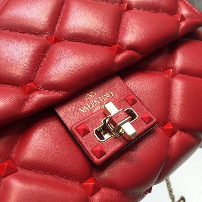 VALENTINO Candy quilted leather cross-body bag 0072 red