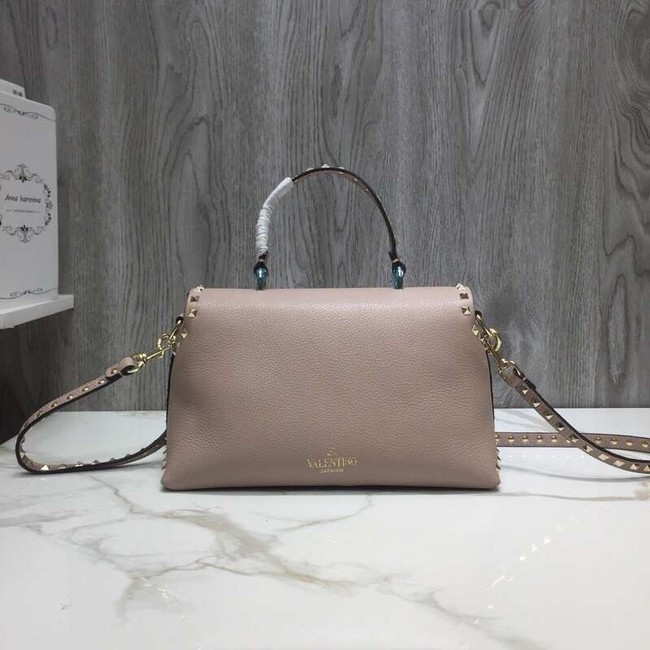 VALENTINO Rockstud leather tote bag V0094 PINK