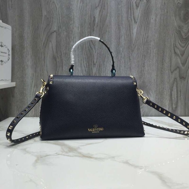 VALENTINO Rockstud leather tote bag V0094 black