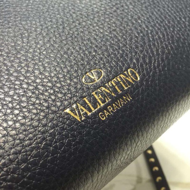VALENTINO Rockstud leather tote bag V0094 black