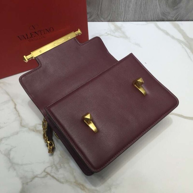 VALENTINO Uptown shoulder bag 3196 dark red