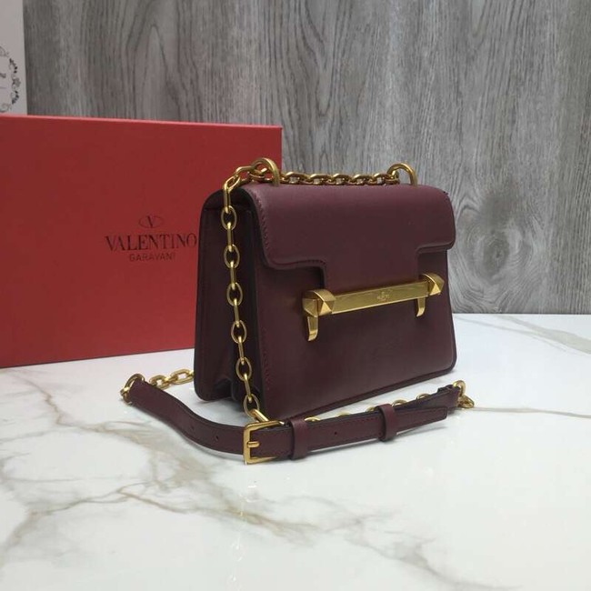 VALENTINO Uptown shoulder bag 3196 dark red