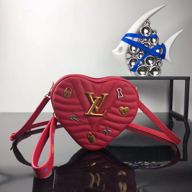 Louis Vuitton HEART BAG NEW WAVE M52794 red