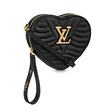 Louis Vuitton HEART BAG NEW WAVE M52796 black