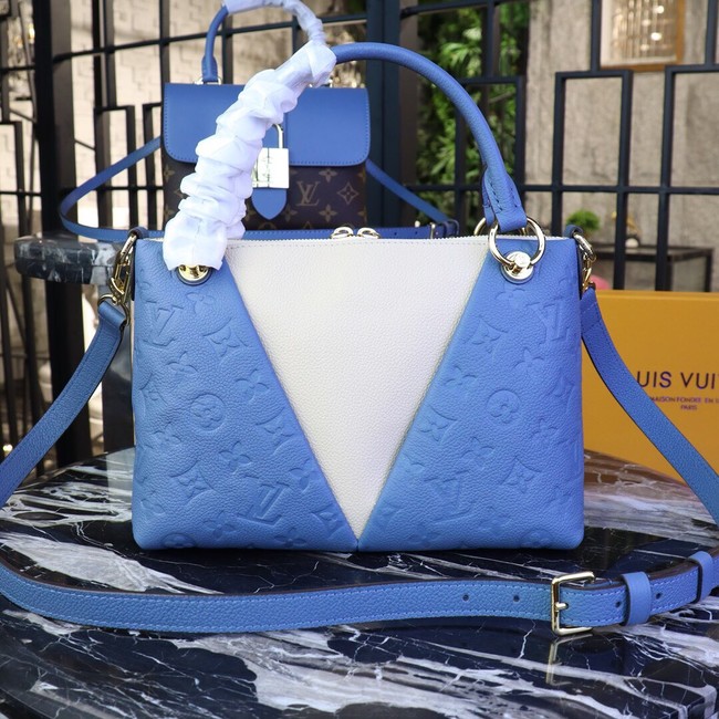 Louis vuitton original V TOTE BB M53886 blue&beige