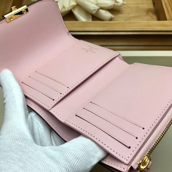 Louis Vuitton CROISETTE COMPACT WALLET N60208 pink