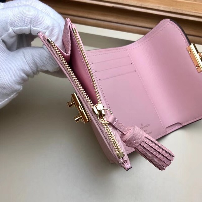 Louis Vuitton CROISETTE COMPACT WALLET N60208 pink