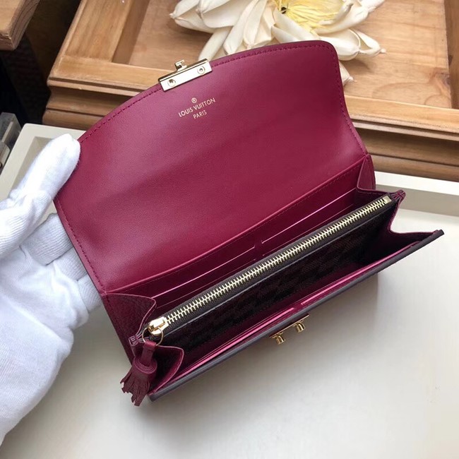 Louis Vuitton CROISETTE WALLET N60215 Lie De Vin