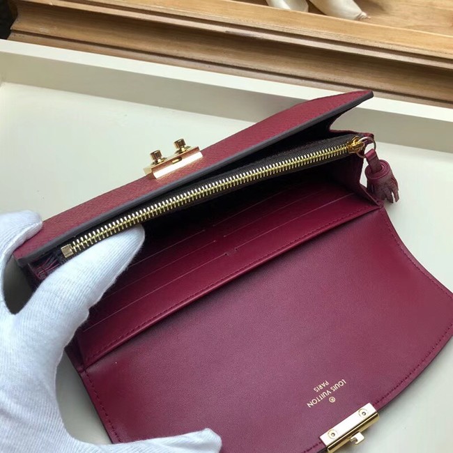 Louis Vuitton CROISETTE WALLET N60215 Lie De Vin