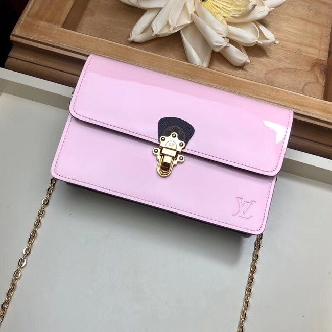 Louis Vuitton Original CHERRYWOOD CHAIN WALLET M63306 Rose Ballerine