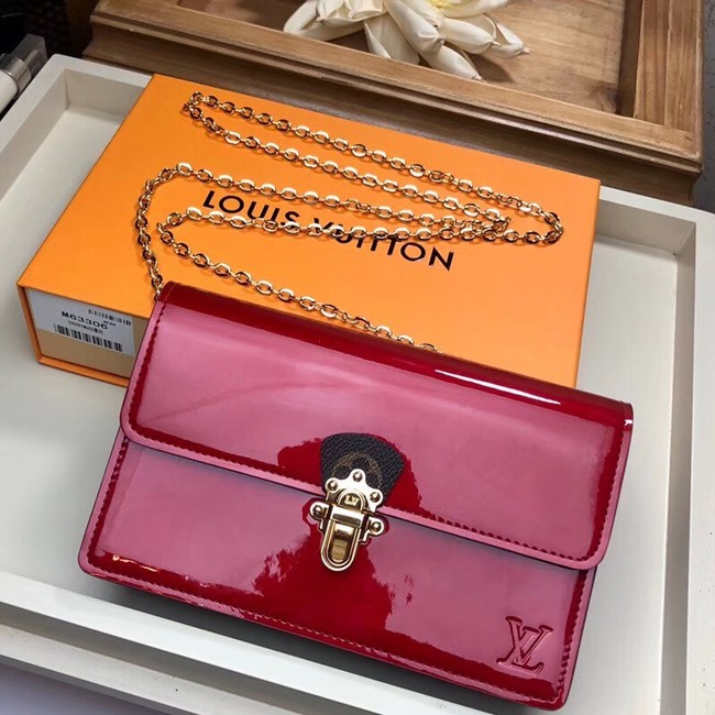 Louis Vuitton Original CHERRYWOOD CHAIN WALLET M63306 red