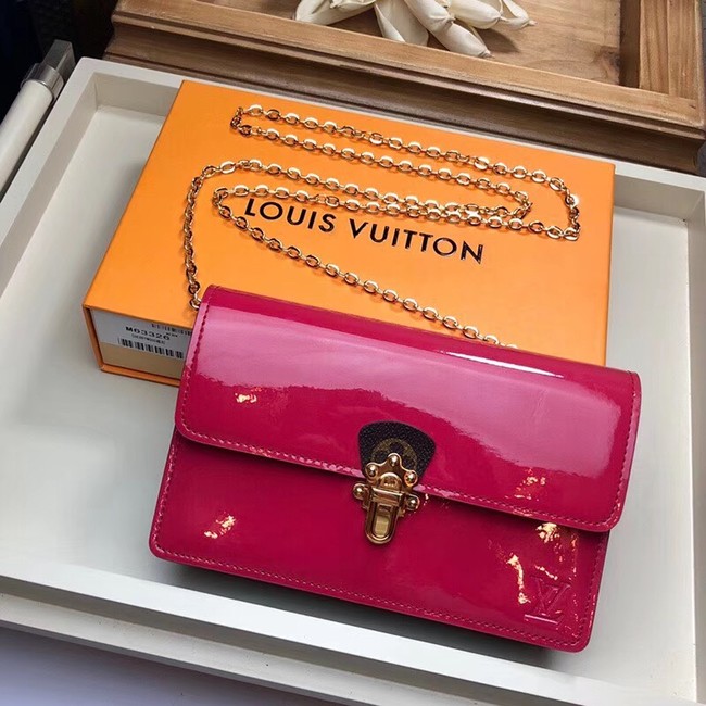 Louis Vuitton Original CHERRYWOOD CHAIN WALLET M63306 rose