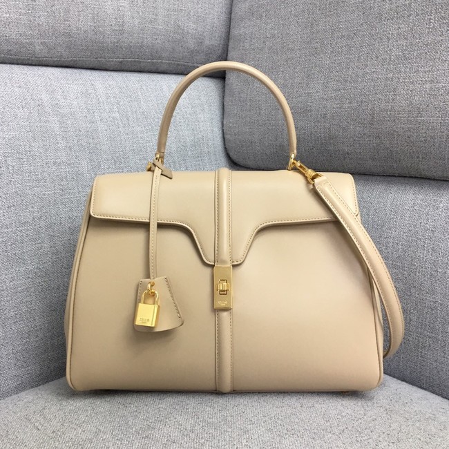 CELINE MEDIUM 16 BAG IN SATINATED CALFSKIN 187373 BEIGE