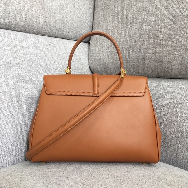 CELINE MEDIUM 16 BAG IN SATINATED CALFSKIN 187373 TAN