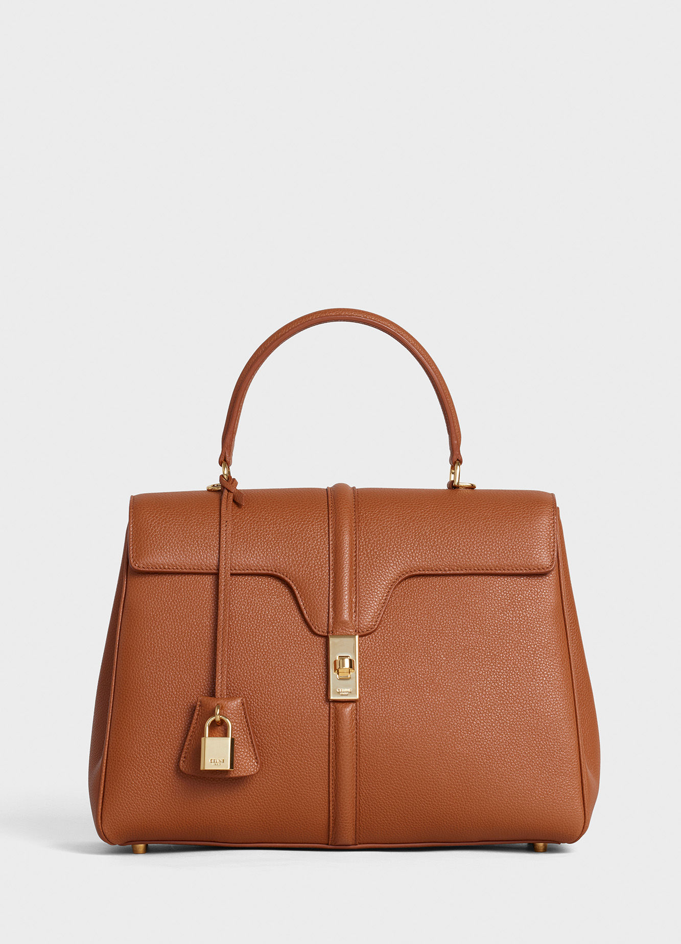 CELINE MEDIUM 16 BAG IN SATINATED CALFSKIN 187373 TAN