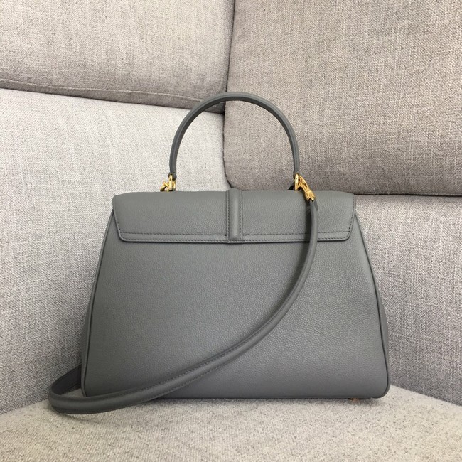 CELINE MEDIUM 16 BAG IN SATINATED CALFSKIN 187373 grey