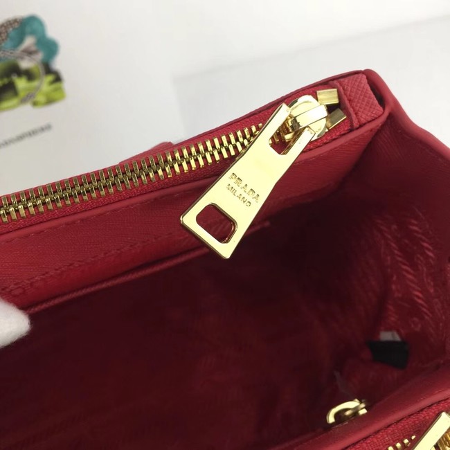Prada Galleria Small Saffiano Leather Bag BN2316 red