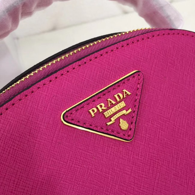 Prada Odette Saffiano leather bag 1BH123 rose