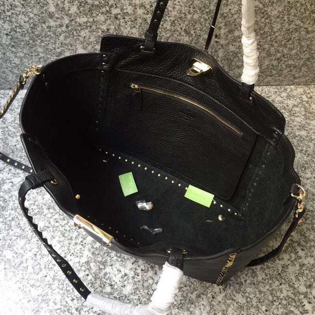 VALENTINO Rockstud large tote 0973 black