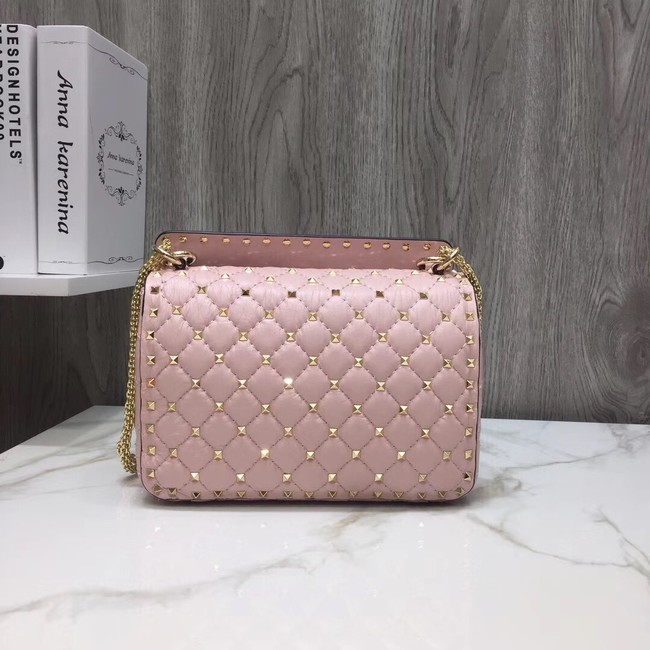 VALENTINO Quilted leather shoulder bag 45276 pink