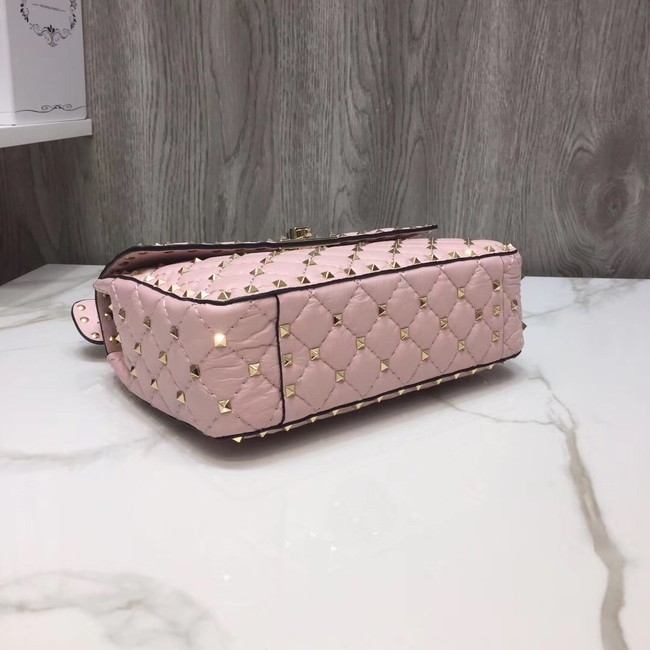 VALENTINO Quilted leather shoulder bag 45276 pink