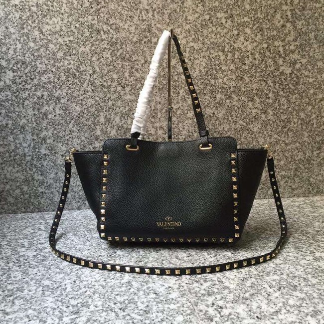 VALENTINO Rockstud medium tote 0972 black