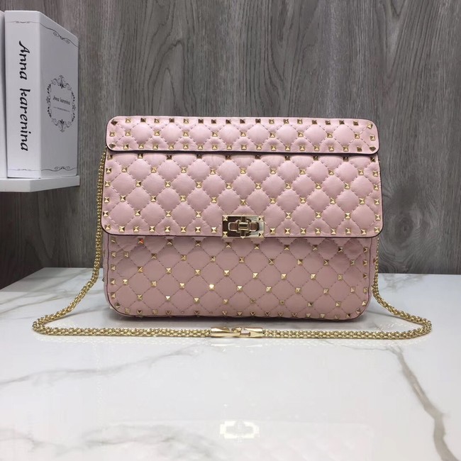 VALENTINO Quilted leather shoulder bag 96593 pink