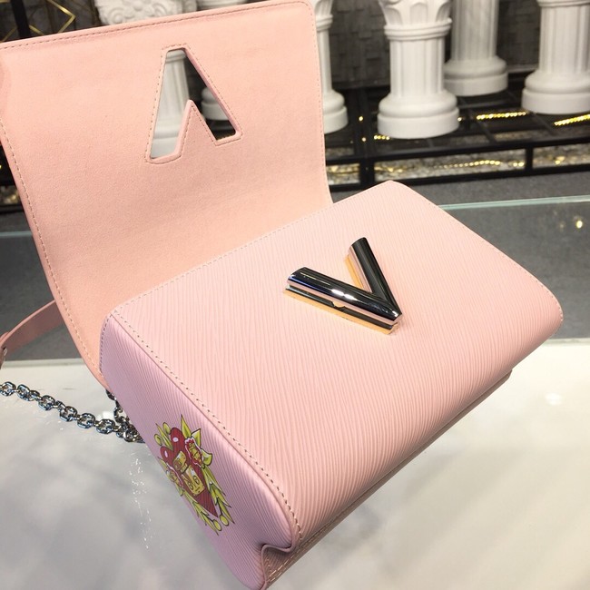 Louis vuitton original epi leather twist M50282 pink