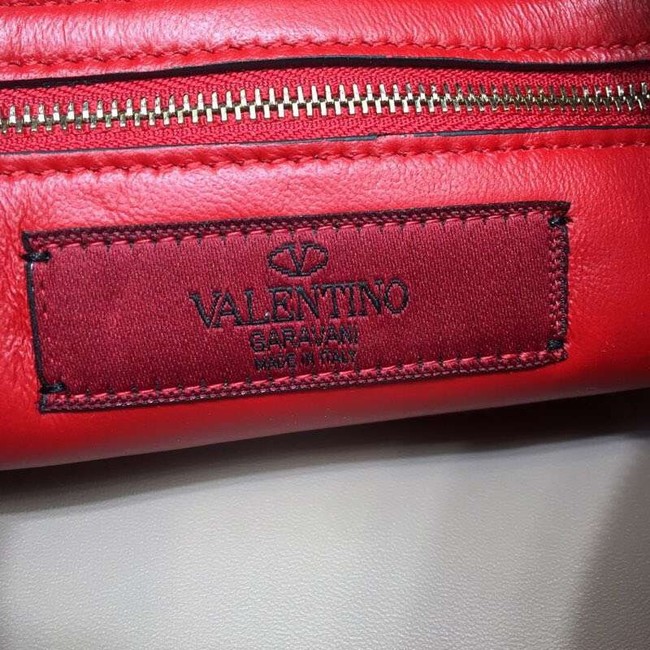VALENTINO leather clutch 0125 apricot