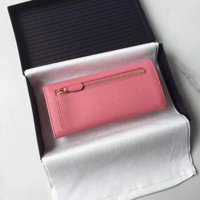 Prada Leather Wallet 1MH132 pink