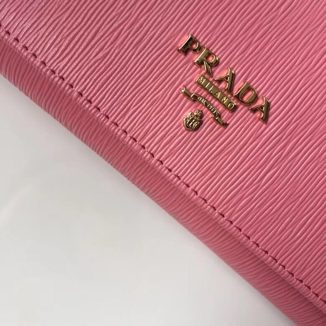 Prada Leather Wallet 1MH132 pink