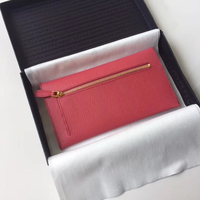 Prada Saffiano leather document holder 1MF175 red