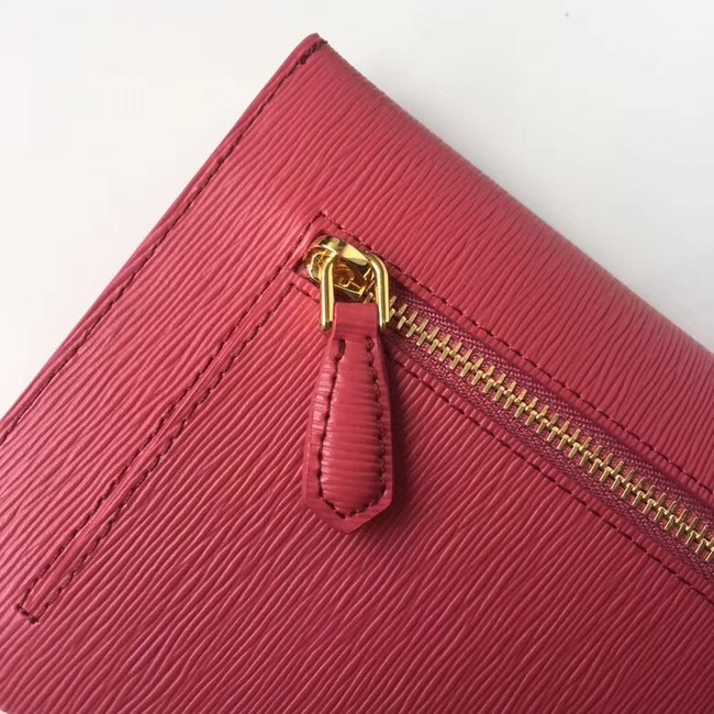 Prada Saffiano leather document holder 1MF175 red