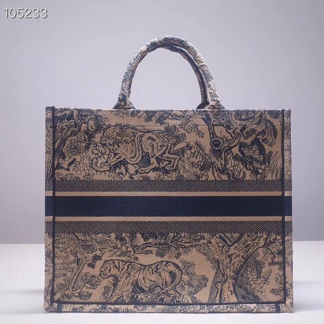 DIOR BOOK TOTE BAG TOILE DE JOUY M1286ZT green