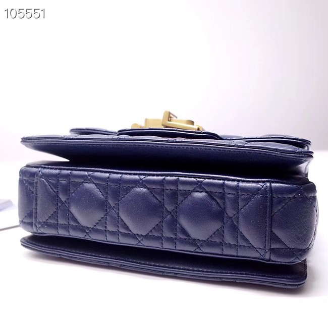 Dior MISS DIOR BAG IN BLUE LAMBSKIN M0250C