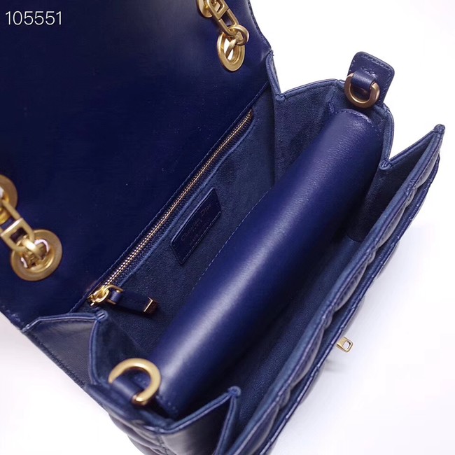 Dior MISS DIOR BAG IN BLUE LAMBSKIN M0250C