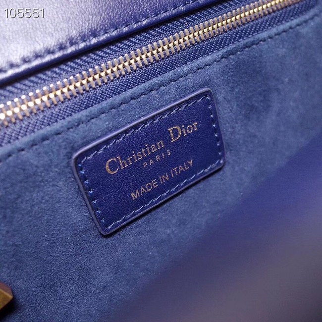 Dior MISS DIOR BAG IN BLUE LAMBSKIN M0250C