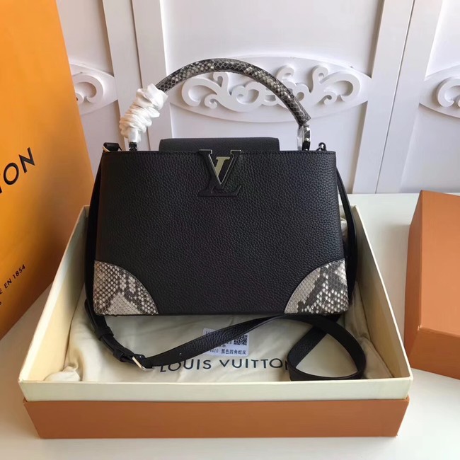 Louis Vuitton CAPUCINES PM N94410 black