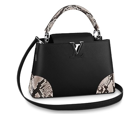 Louis Vuitton CAPUCINES PM N94410 black