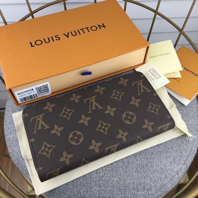 Louis Vuitton Monogram Canvas ZIPPY WALLET N60139