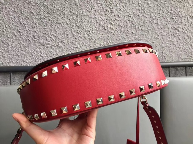 VALENTINO leather shoulder bag 0781 red