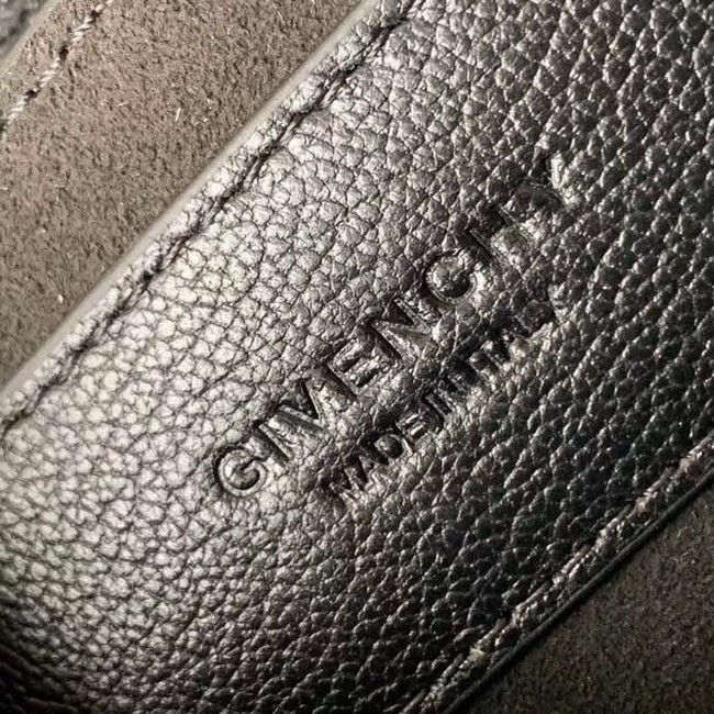 GIVENCHY GV3 leather and suede mini shoulder bag 1116 black