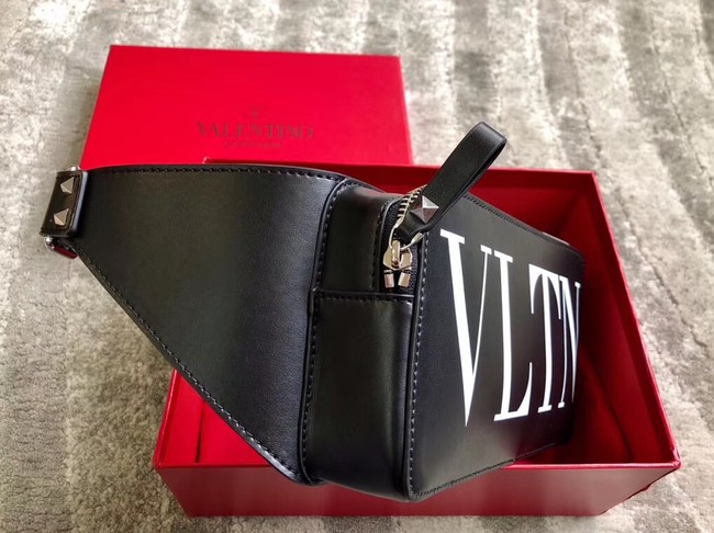 VALENTINO leather belt bag 0056 black