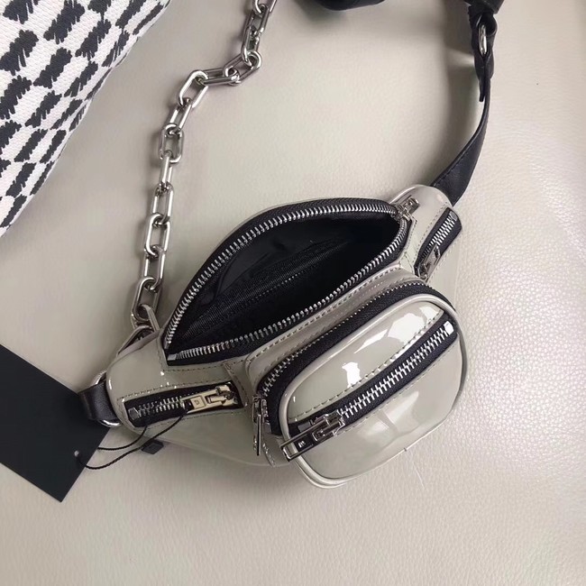 Alexander Wang leather Mini-pocket 0002 grey