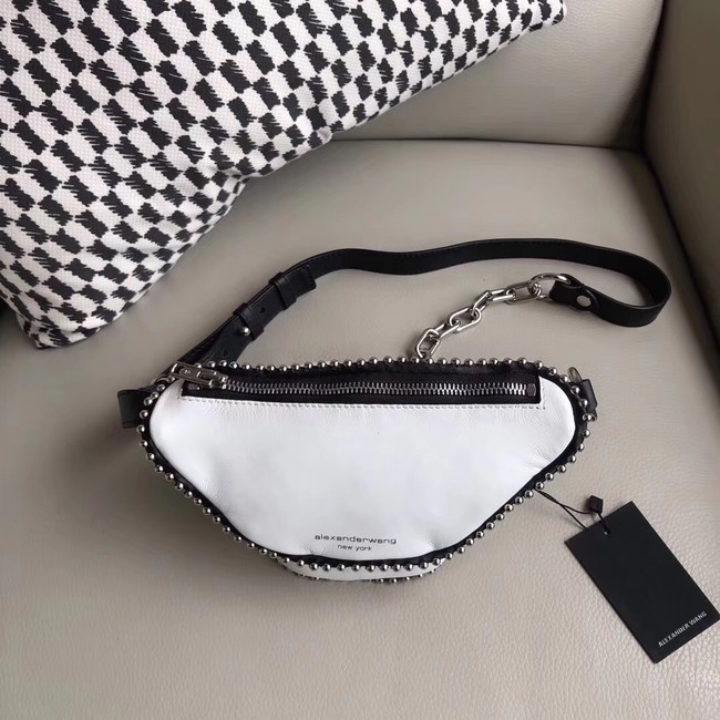 Alexander Wang leather Mini-pocket 0002 white