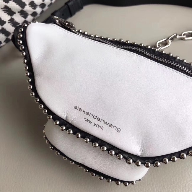 Alexander Wang leather Mini-pocket 0002 white