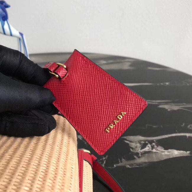 Prada Double Medium bag 1BA210 red