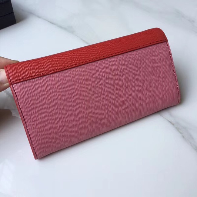 Prada leather mini-bag 1DF003 pink&red