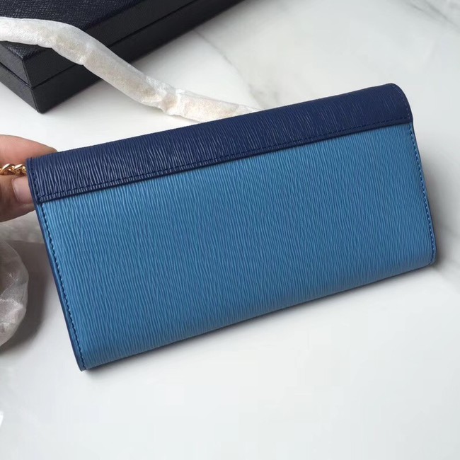 Prada leather mini-bag 1DH002 blue