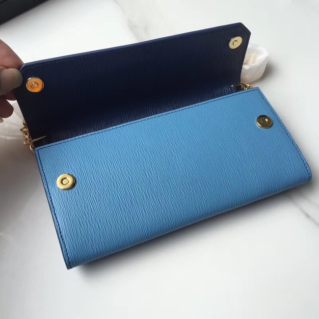 Prada leather mini-bag 1DH002 blue